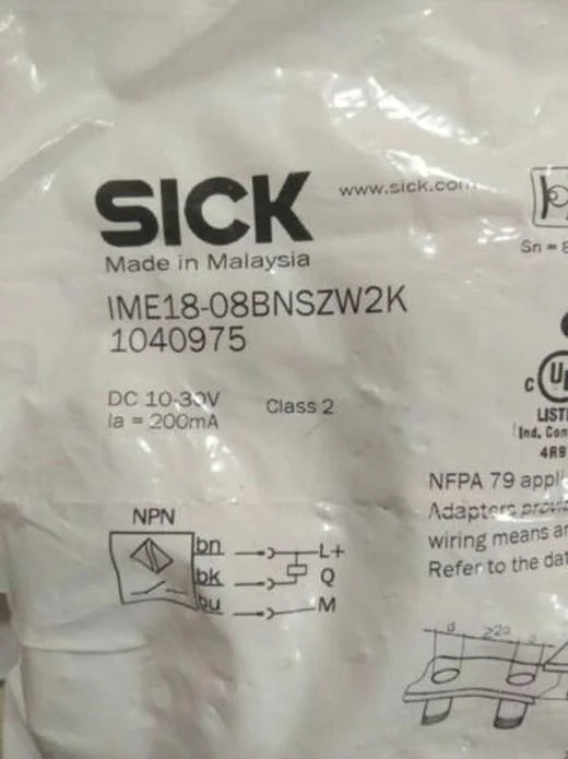 new SICK IME18-08BNSZW2K Sensor One IME1808BNSZW2K - SICK [1]