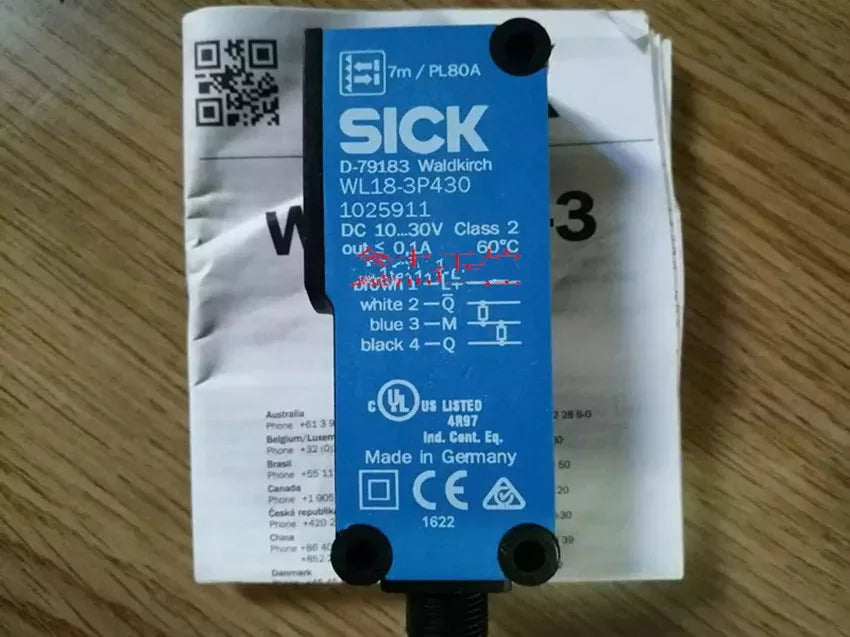 new SICK WL18-3P430 1025911 Photoelectric Switch One WL183P430 - SICK [3]