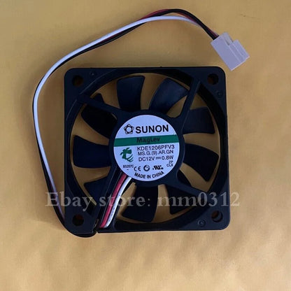 new SUNON KDE1206PFV3 12V 0.8W 6010 magnetic levitation ultra-thin silent fan 3PIN - SUNON [1]