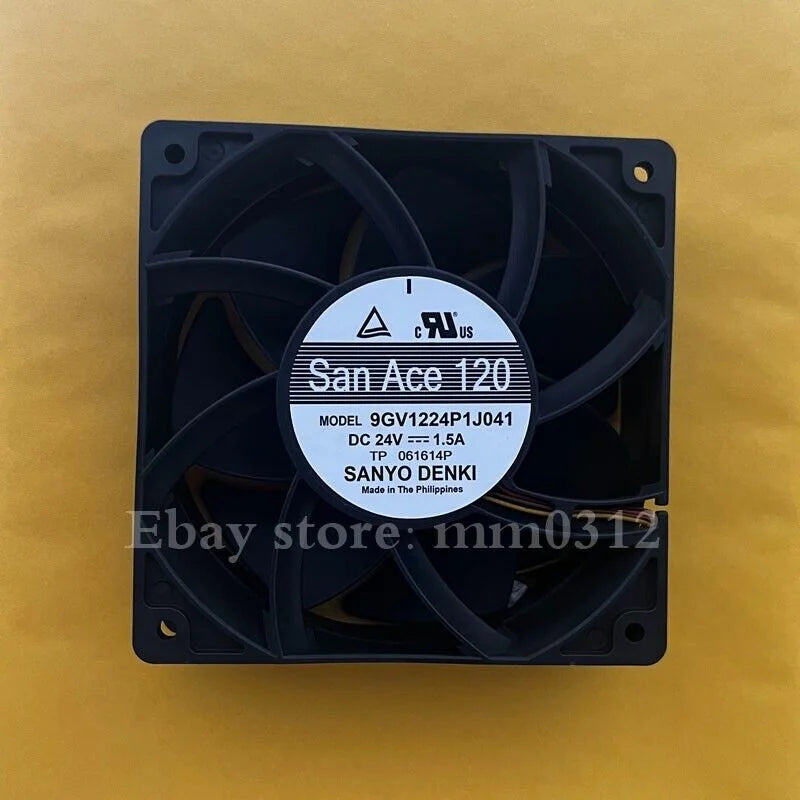 new Sanyo 9GV1224P1J041 24V 1.5A 12038 12CM 4-wire inverter cooling fan - SANYO [1]