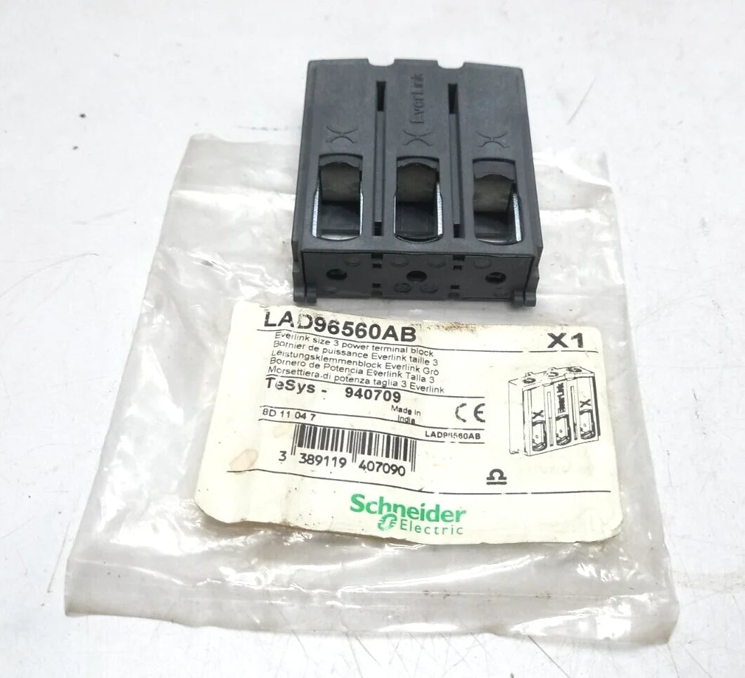 new Schneider LAD96560AB Everlink Size 3 Power Terminal Block TeSys-940709 LAD96560 - SCHNEIDER [1]