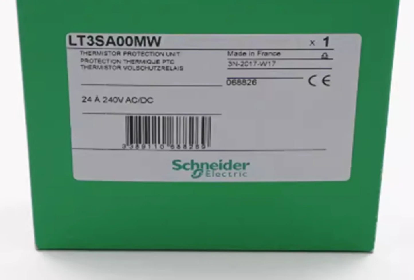 new Schneider Thermistor relay LT3SA00MW - SCHNEIDER ELECTRIC [1]