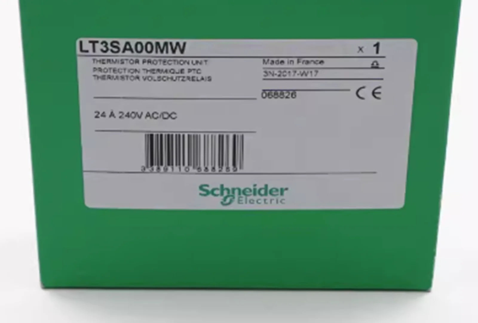 new Schneider Thermistor relay LT3SA00MW - SCHNEIDER ELECTRIC [1]