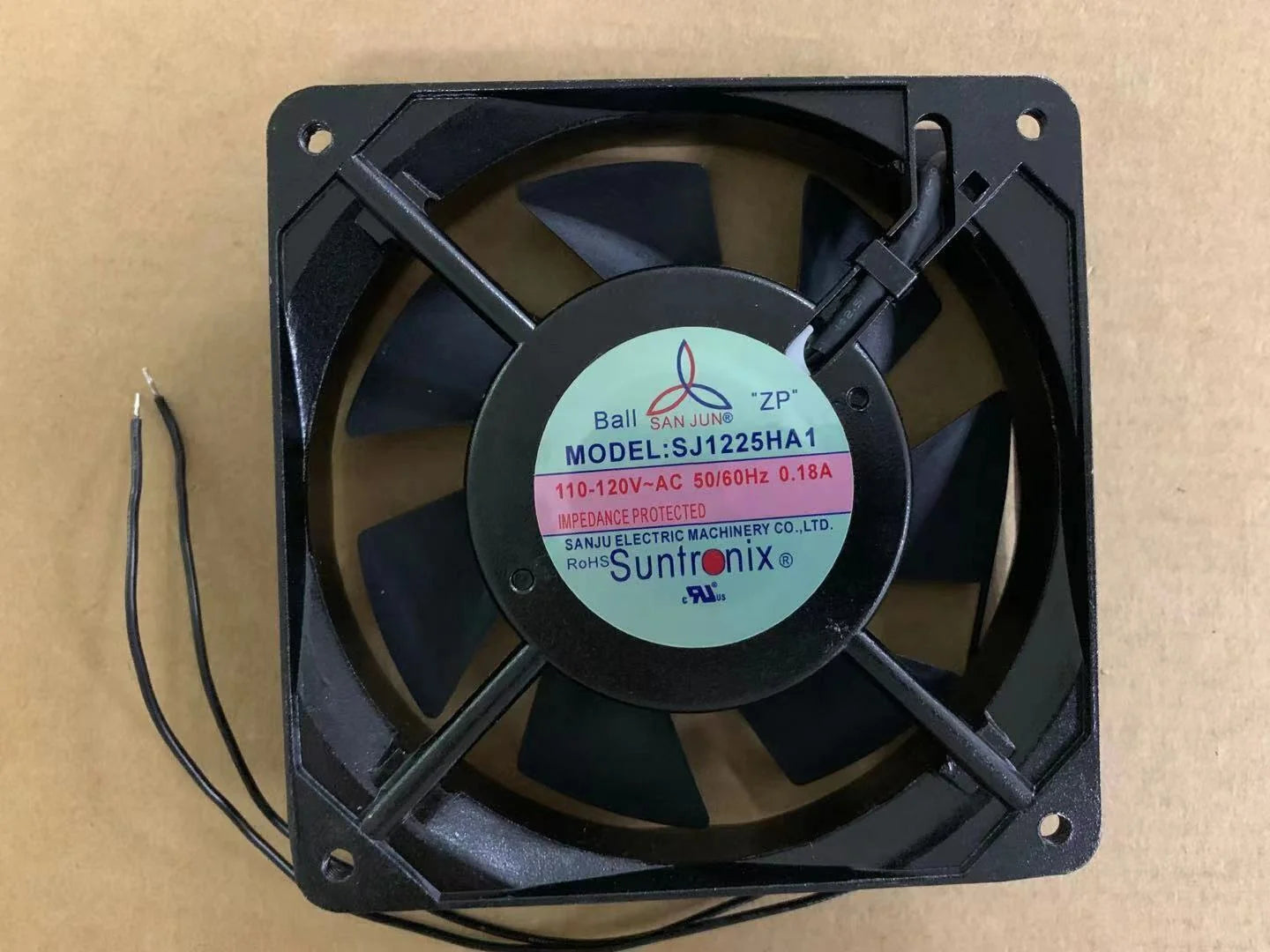 new Suntronix SJ1225HA1 120*120*25 12cm 110V 120V 50/60HZ 0.18A Axial fan M3857 QL - SUNTRONIX [1]