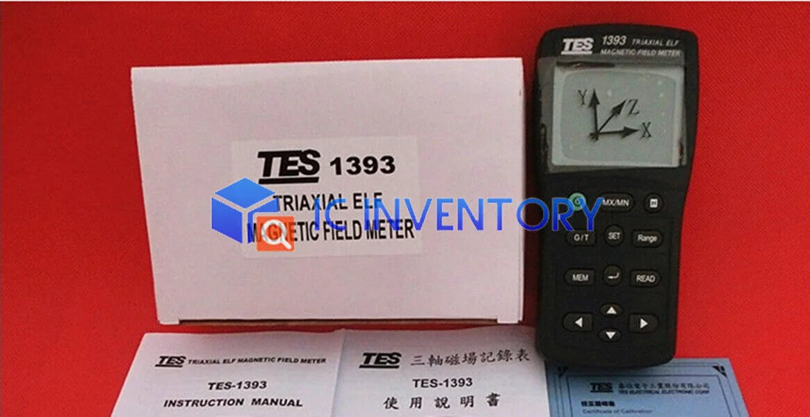 new TES-1393 Triaxial ELF EMF Tester Electro Magnetic Field Meter Gauss Tesla Gauge - KOEED [1]