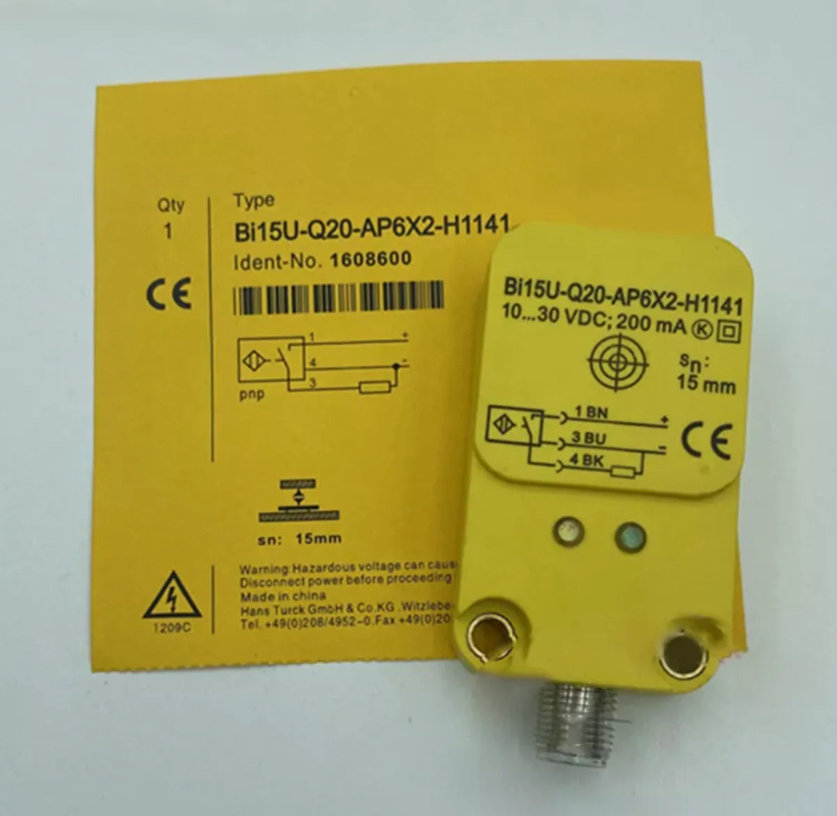 new TURCK Bi15U-Q20-RP6X2-H1141 Inductive Sensor - TURCK [1]