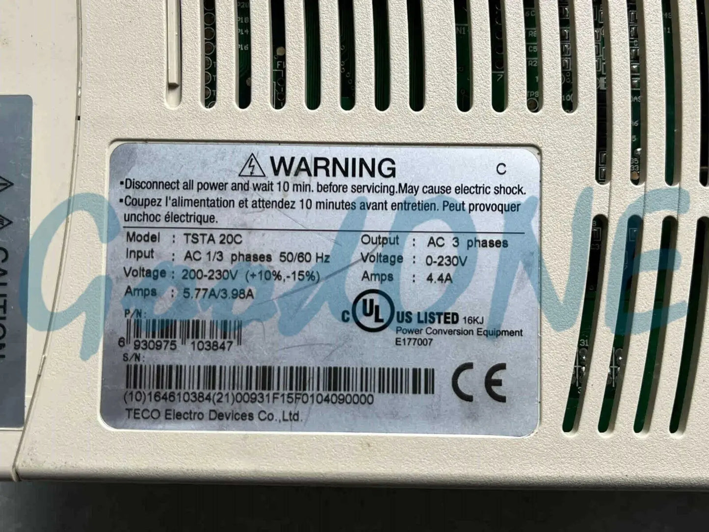 new Teco TSTA20C Servo Drive - TECO [4]