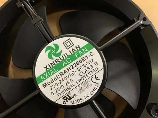 new XINRUILIAN RAH2260B1-C 220V 0.26A 22060 22CM 2-wire high temperature cooling fan - XINRUILIAN [2]