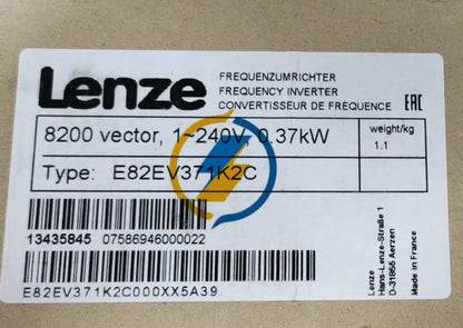 new in box LENZE E82EV371K2C E82EV371_2C FREQUENCY INVERTER - LENZE [1]