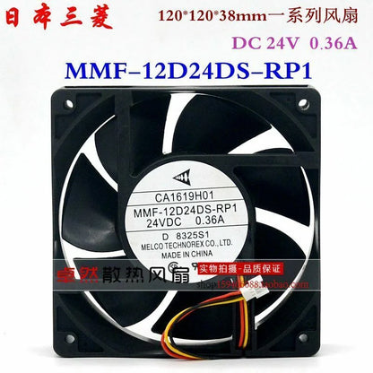 new inverter fan CA1619H01 120MM MMF-12D24DS-RP1 24V 0.36A 12038 A740 - SCHNEIDER ELECTRIC [1]