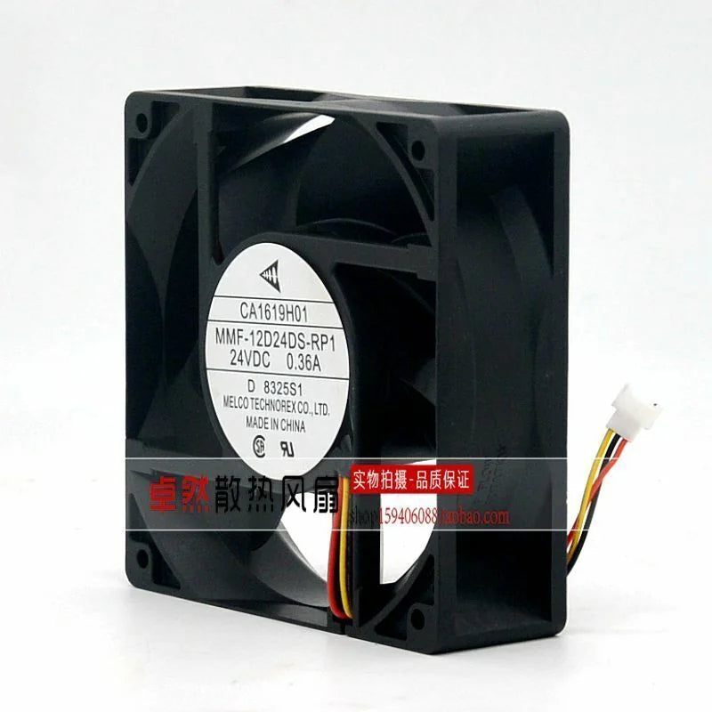 new inverter fan CA1619H01 120MM MMF-12D24DS-RP1 24V 0.36A 12038 A740 - SCHNEIDER ELECTRIC [2]