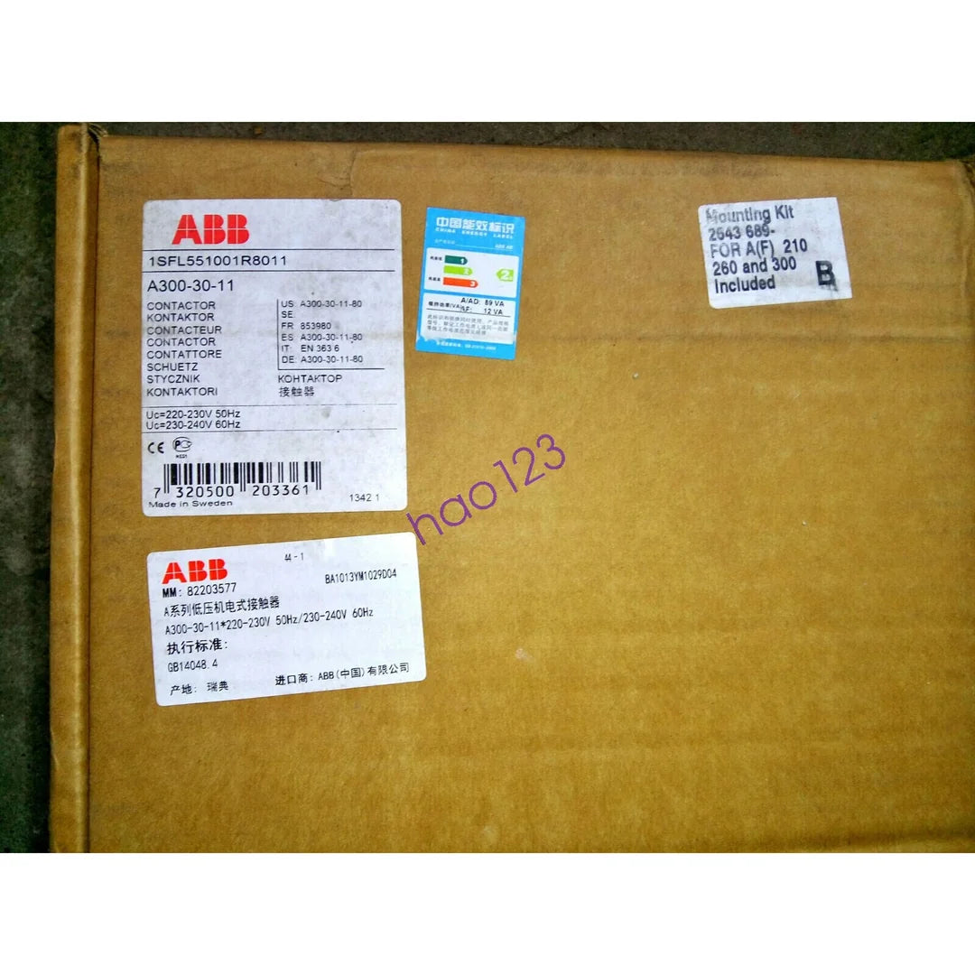 new one ABB A300-30-11 1SFL551001R8011 AC220V AC contactor ship - ABB [2]