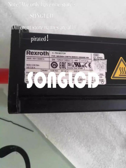 Bosch Rexroth Servo Motor MS2N04-C0BTN-BMDG1-NNNNE-NN R911394614 - BOSCH REXROTH