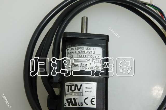 Yaskawa SGMAH-A3ABA21J Servo Motor 200W 200V - YASKAWA