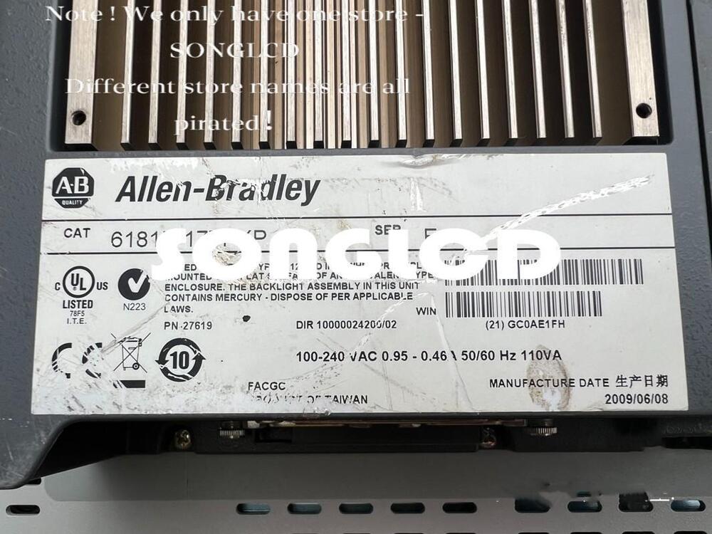 6181P-17TPXP Industrial Monitor Touchscreen Panel - RTU