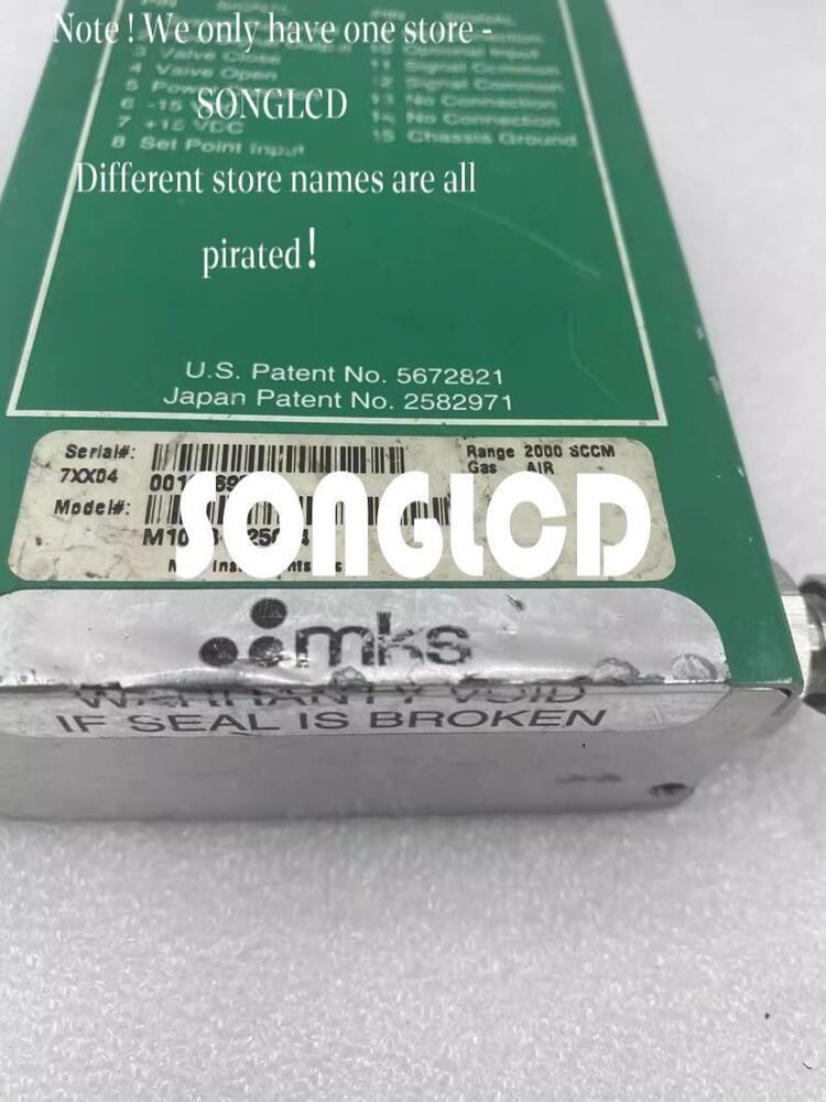 1pcs M100B-25004 Air Flow Meter 2000 SCCM - OMRON