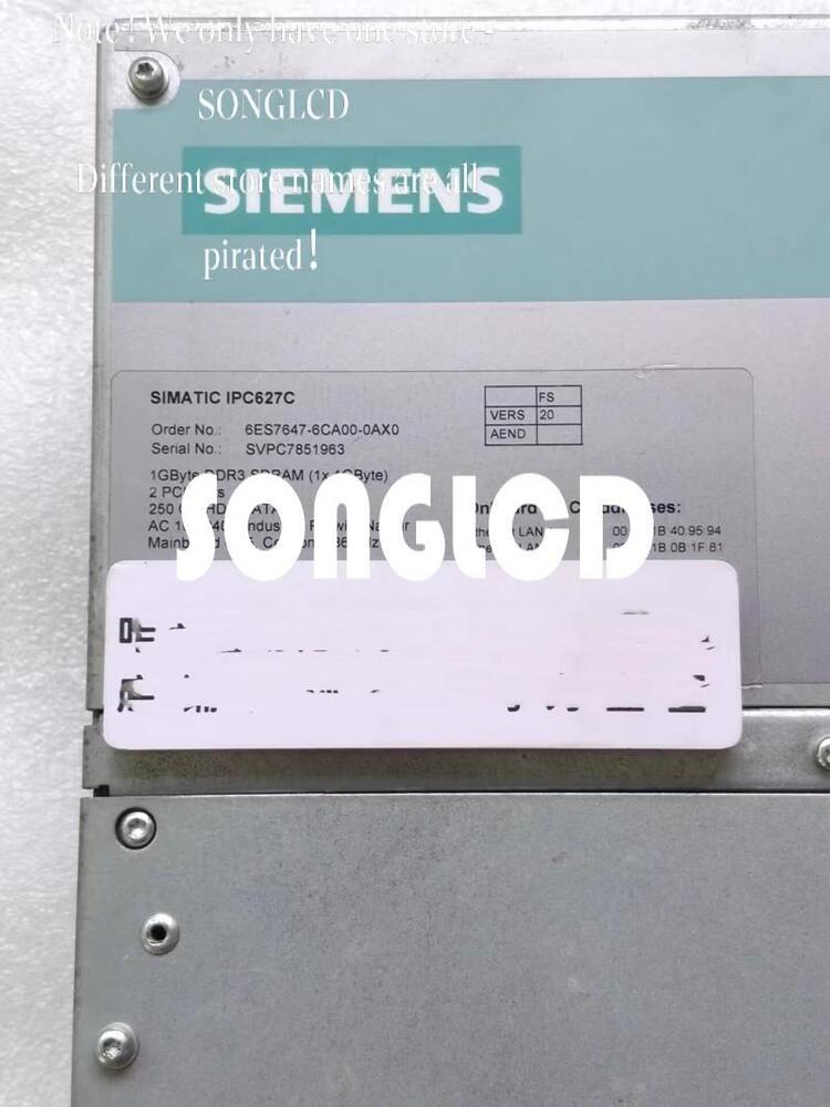 SIMATIC IPC627C FE Industrial PC 6ES7647-6CA00-0AX0 - SIMATIC