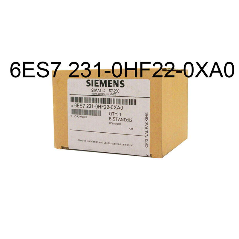 Unopened Siemens 6ES7231-0HF22-0XA0 6ES7 231-0HF22-0XA0