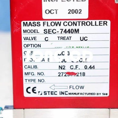 SEC-7440M BCI3 100 SCCM Gas Flow Controller - SEC