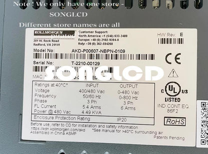 1PCS NEW Danaher AKD-P00607-NBPN-0109 Servo Drive - DANAHER