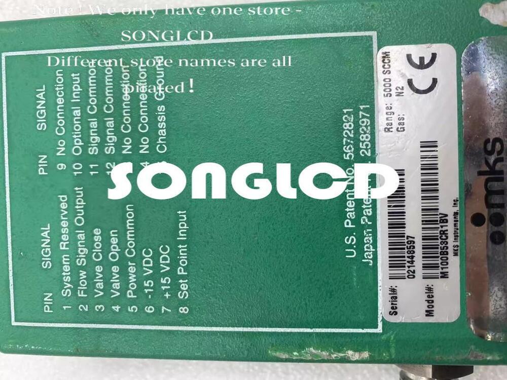 1pcs M100B53CR1BV N2 5000 sccm Mass-Flo Controller - MASS-FLO