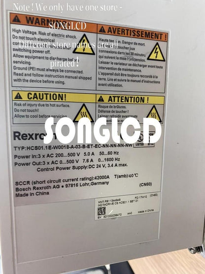 Bosch Rexroth HCS01.1E-W0028-A-03-B-ET-EC-NN-NN-NN-NW Drive - BOSCH REXROTH