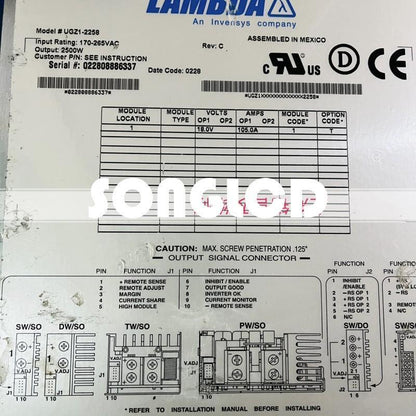 1 Piece UGZ1-2258 - High-Quality Replacement Part - INDUSTRIAL AUTOMATION PARTS PROVIDER