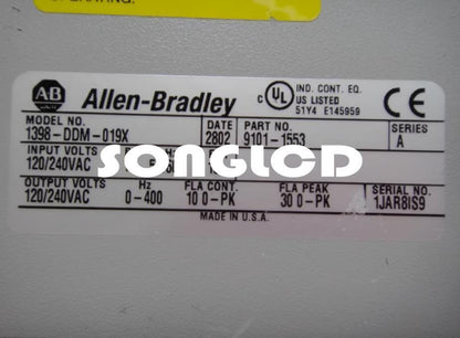 Allen-Bradley 1398-DDM-019X Servo Drive Module - ALLEN-BRADLEY