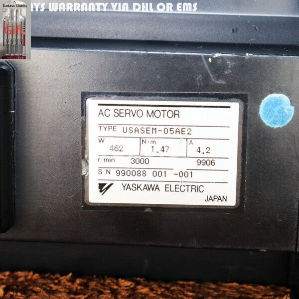 YASKAWA AC SERVO MOTOR USASEM-05AE2 - YASKAWA