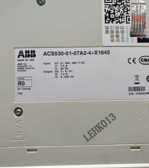 ACS530-01-07A2-4 Sensor Module 1PCS - SIEMENS USA