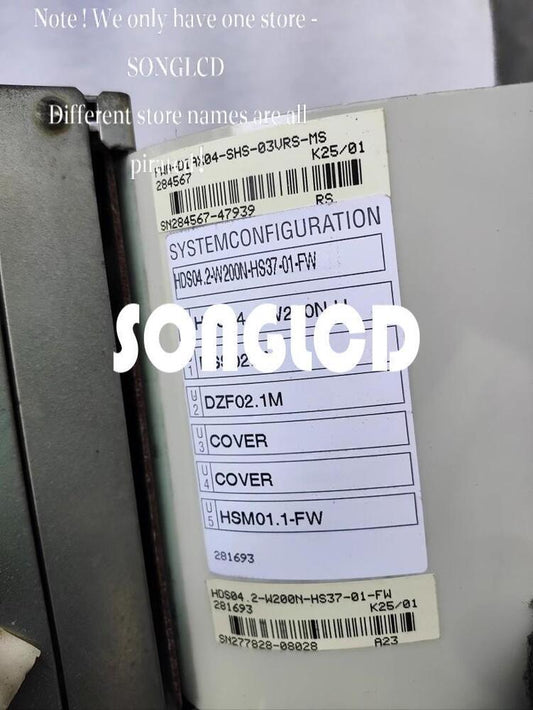 1PCS Bosch Rexroth Drive Controller HDS04.2-W200N-HS37-01-FW - BOSCH REXROTH