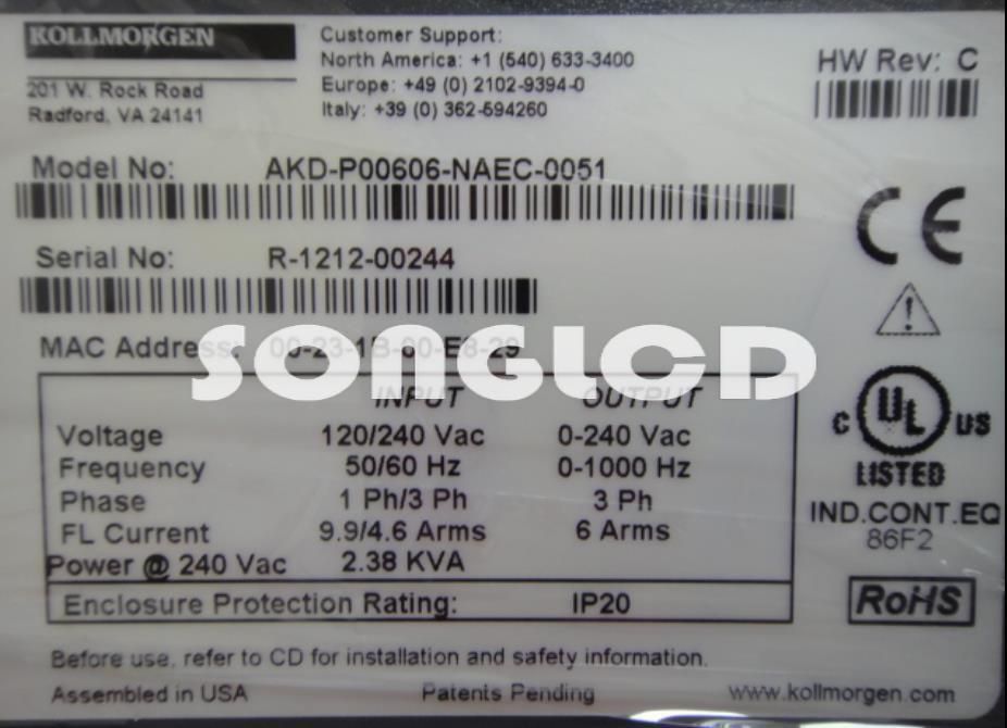 1PCS AKD-P00606-NAEC-0051 - High Quality Electronic Component - AKD