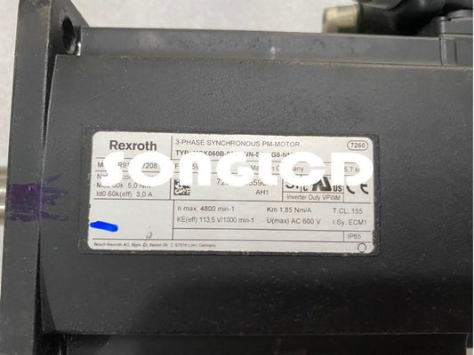 Bosch MSK060B-0300-NN-S1-UG0-NNNN Servo Motor 3000 RPM - BOSCH