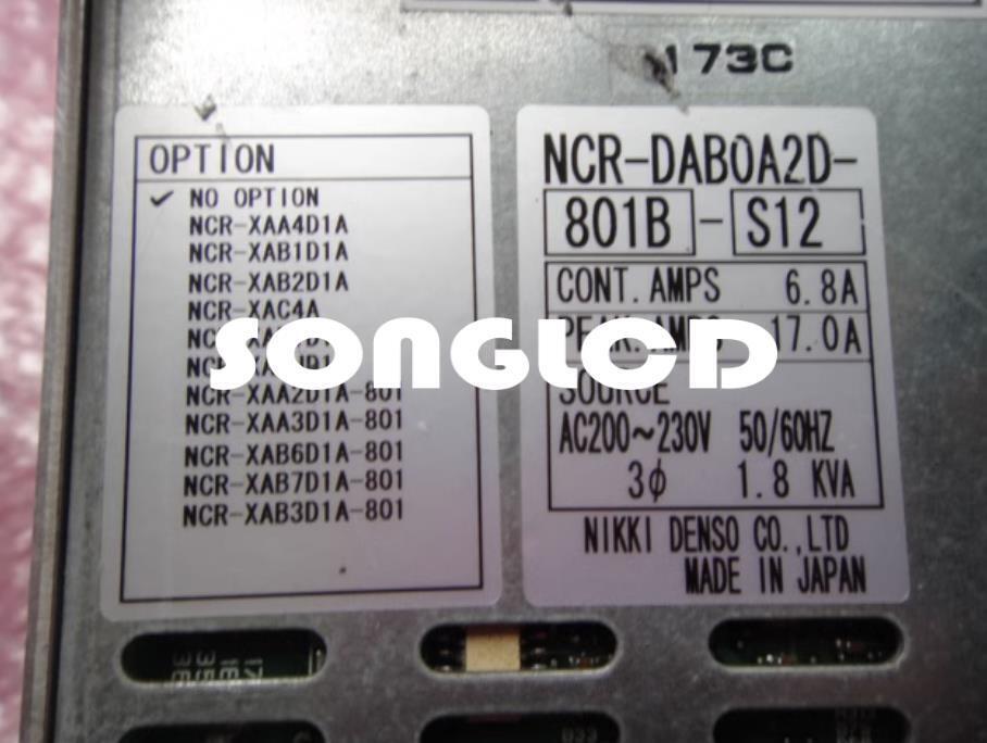 NCR-DAB0A2D-801B-S12 Industrial Relay Component - NCR
