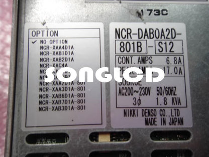 NCR-DAB0A2D-801B-S12 Industrial Relay Component - NCR