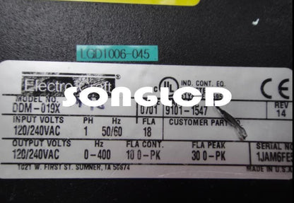 Allen-Bradley 1398-DDM-019X Servo Drive 24-480V 3-Phase - ALLEN-BRADLEY