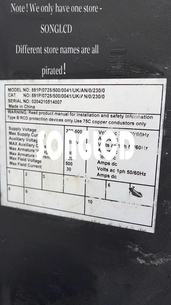 591P 0725/500/0041/UK/AN/0/230/0 Industrial Part - OMRON