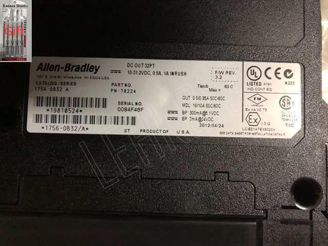 Allen-Bradley 1756-OB32 Output Module - 32 Points - ALLEN-BRADLEY
