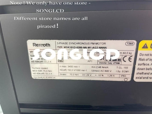 1PCS NEW MSK101D-0200-NN-M1-AG2-NNNN Servo Drive - RITTAL