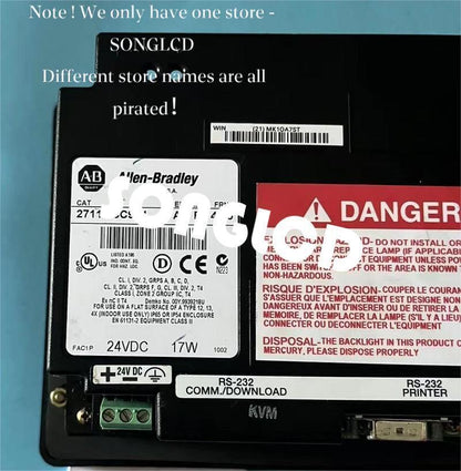 Allen-Bradley PanelView 2711-T6C9L1 Touchscreen Display - KOEED