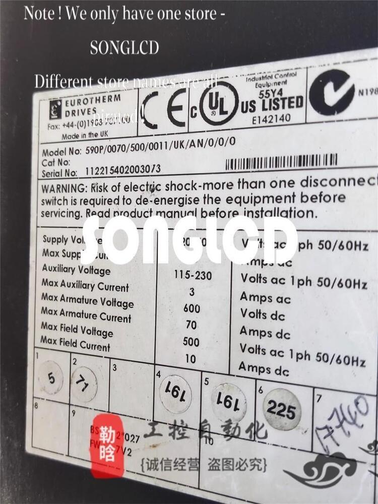 1PCS 590P/0070/500/0011 Variable Frequency Drive - OMRON