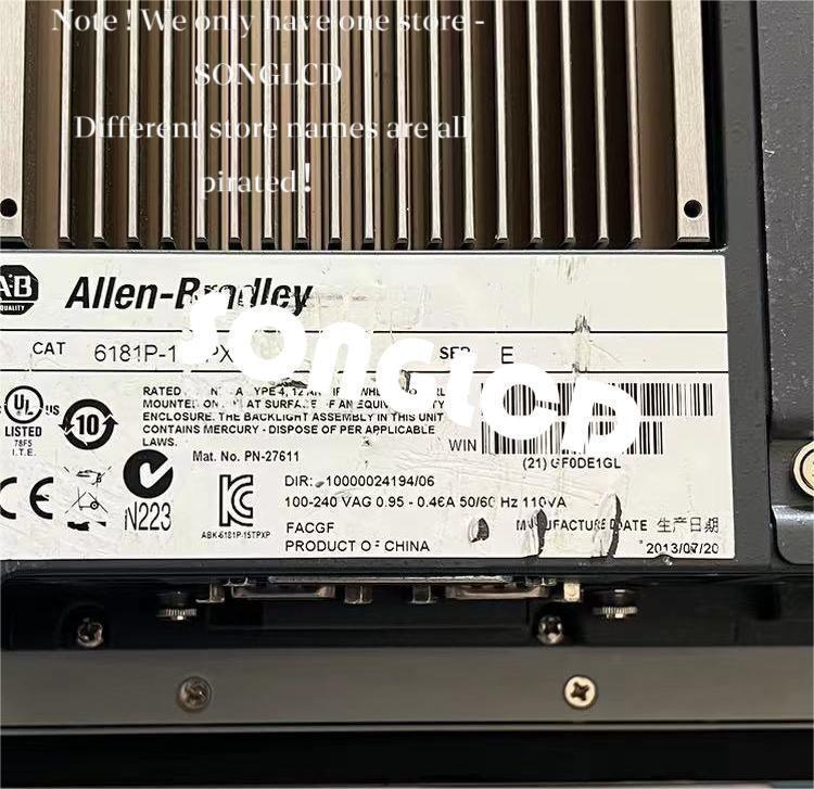 1PCS Allen-Bradley 6181P-15TPXP Panel Computer - ALLEN-BRADLEY