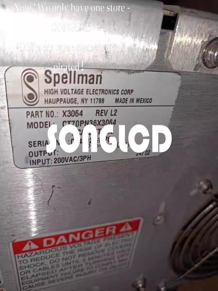 Spellman X3064 CT70PN36X3064 High Voltage Power Supply - SPELLMAN