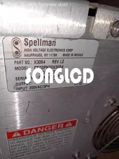 Spellman X3064 CT70PN36X3064 High Voltage Power Supply - SPELLMAN