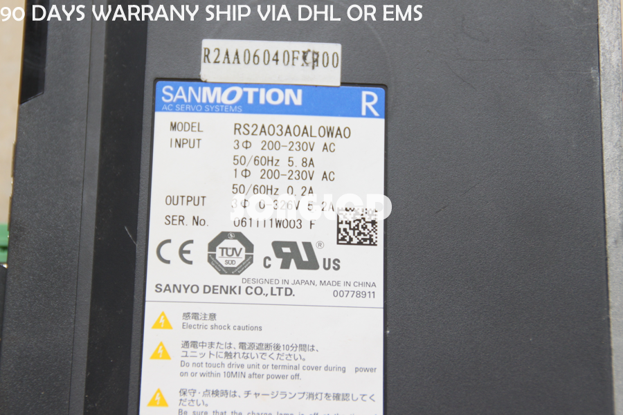 SANYO RS2A03A0AL0WA0 Servo Driver - Efficient Performance - KOEED