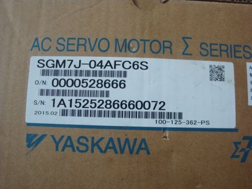 YASKAWA SGM7J-04AFC6S Servo Motor - New in Box - YASKAWA