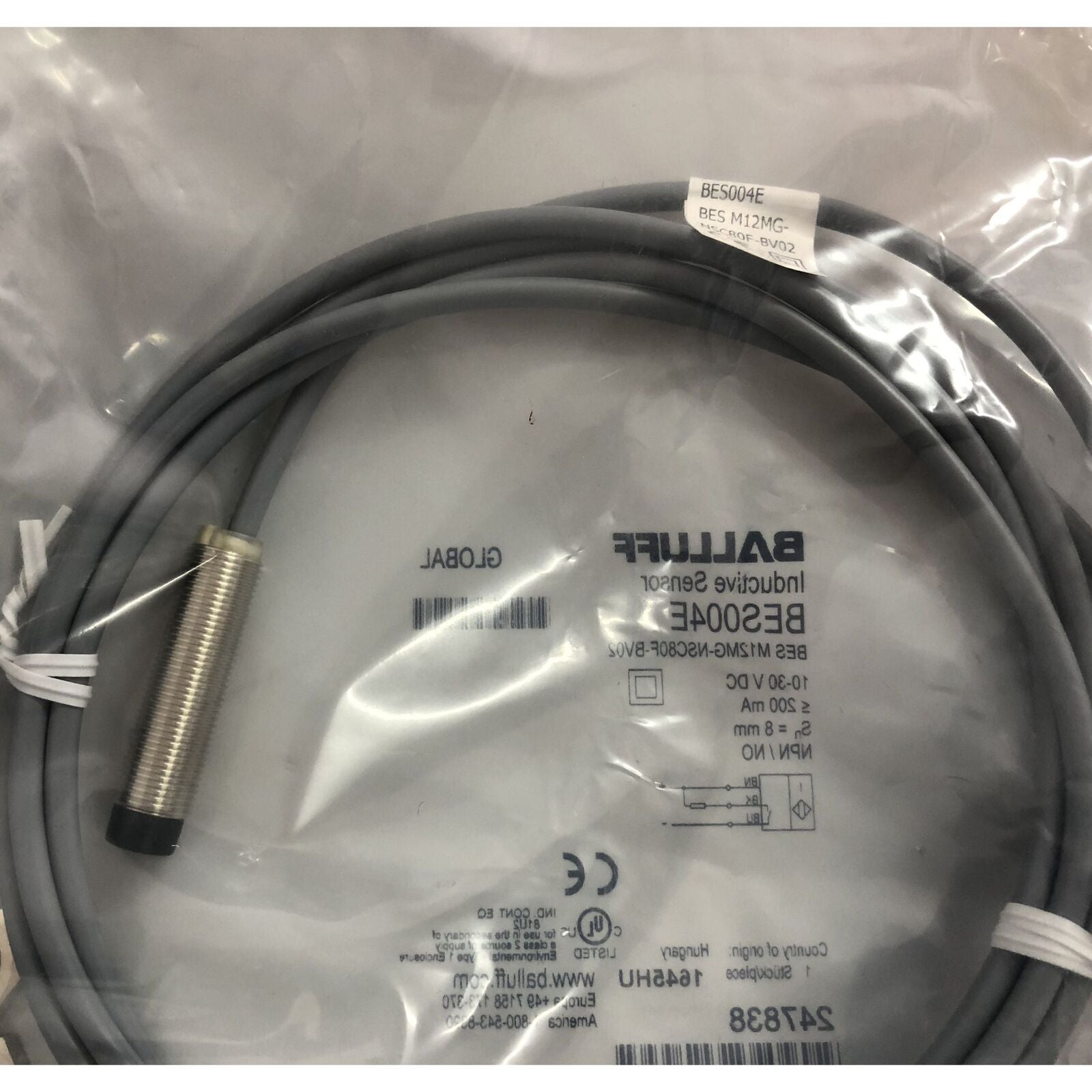 1PC BALLUFF BES M12MG-NSC80F-BV02 Proximity Switch - BALLUFF