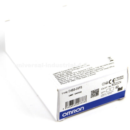 Omron D4BS-25FS Safety Door Switch - OMRON