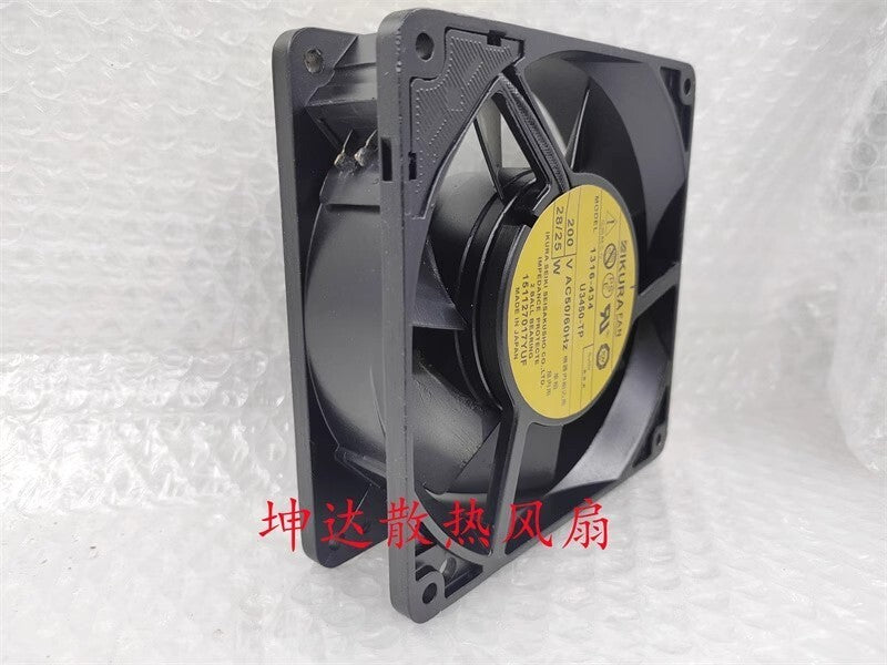 IKURA 1316-434 U3450-TP 200VAC 28/25W All Metal High Airflow Cooling Fan