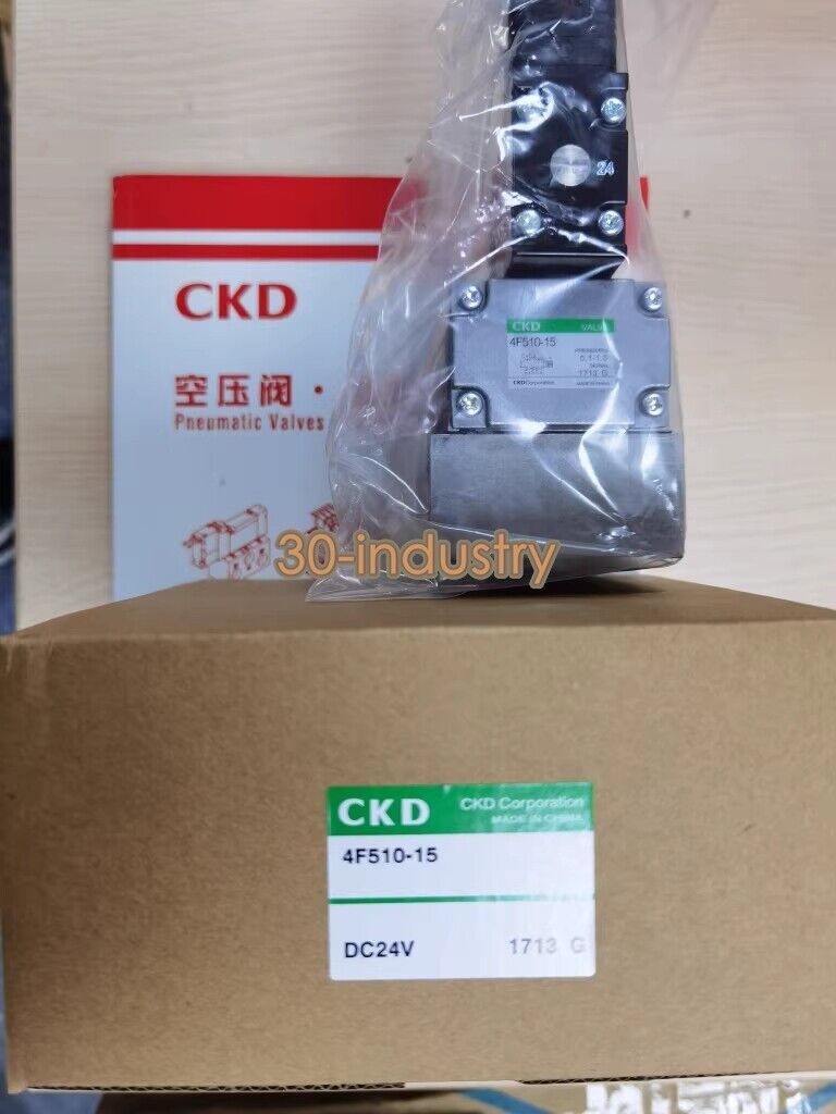 CKD 4F510-15-DC24V Solenoid Valve - 1PCS New - CKD